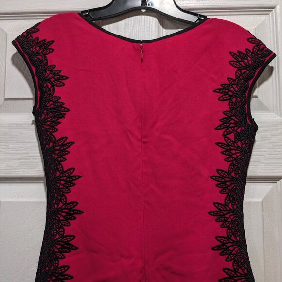 NK32 Fuchsia and Black Dress women's size 2 - Picture 5 of 5
